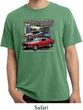 Mens Ford Tee Classic Mustangs Untamed Pigment Dyed Shirt