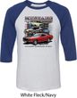 Mens Ford Tee Classic Mustangs Untamed Raglan Shirt