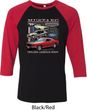 Mens Ford Tee Classic Mustangs Untamed Raglan Shirt