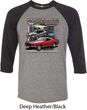 Mens Ford Tee Classic Mustangs Untamed Raglan Shirt