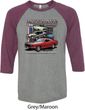 Mens Ford Tee Classic Mustangs Untamed Raglan Shirt