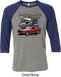 Mens Ford Tee Classic Mustangs Untamed Raglan Shirt