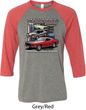 Mens Ford Tee Classic Mustangs Untamed Raglan Shirt