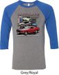 Mens Ford Tee Classic Mustangs Untamed Raglan Shirt