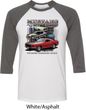 Mens Ford Tee Classic Mustangs Untamed Raglan Shirt