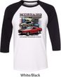 Mens Ford Tee Classic Mustangs Untamed Raglan Shirt