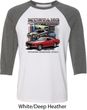 Mens Ford Tee Classic Mustangs Untamed Raglan Shirt