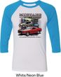 Mens Ford Tee Classic Mustangs Untamed Raglan Shirt