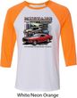 Mens Ford Tee Classic Mustangs Untamed Raglan Shirt