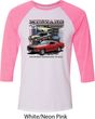 Mens Ford Tee Classic Mustangs Untamed Raglan Shirt