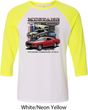 Mens Ford Tee Classic Mustangs Untamed Raglan Shirt