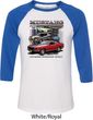 Mens Ford Tee Classic Mustangs Untamed Raglan Shirt