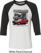 Mens Ford Tee Classic Mustangs Untamed Raglan Shirt