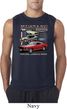 Mens Ford Tee Classic Mustangs Untamed Sleeveless Shirt