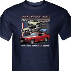 Mens Ford Tee Classic Mustangs Untamed Tall Shirt Mens Ford Tee Classic Mustangs Untamed Tall Shirt