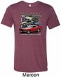 Mens Ford Tee Classic Mustangs Untamed Tri Blend Tee