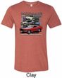 Mens Ford Tee Classic Mustangs Untamed Tri Blend Tee