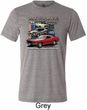 Mens Ford Tee Classic Mustangs Untamed Tri Blend Tee