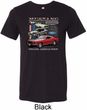Mens Ford Tee Classic Mustangs Untamed Tri Blend Tee