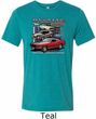 Mens Ford Tee Classic Mustangs Untamed Tri Blend Tee