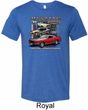 Mens Ford Tee Classic Mustangs Untamed Tri Blend Tee