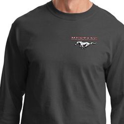 Mens Ford Tee Mustang Pocket Print Long Sleeve Mens Ford Tee Mustang Pocket Print Long Sleeve