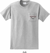 Mens Ford Tee Mustang Pocket Print Pocket Shirt