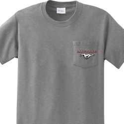 Mens Ford Tee Mustang Pocket Print Pocket Shirt Mens Ford Tee Mustang Pocket Print Pocket Shirt