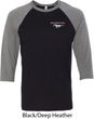 Mens Ford Tee Mustang Pocket Print Raglan Shirt