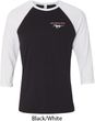 Mens Ford Tee Mustang Pocket Print Raglan Shirt