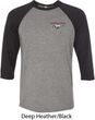 Mens Ford Tee Mustang Pocket Print Raglan Shirt