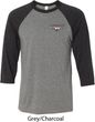 Mens Ford Tee Mustang Pocket Print Raglan Shirt