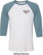 Mens Ford Tee Mustang Pocket Print Raglan Shirt