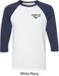 Mens Ford Tee Mustang Pocket Print Raglan Shirt
