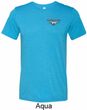 Mens Ford Tee Mustang Pocket Print Tri Blend Tee