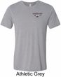 Mens Ford Tee Mustang Pocket Print Tri Blend Tee