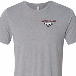 Mens Ford Tee Mustang Pocket Print Tri Blend Tee Mens Ford Tee Mustang Pocket Print Tri Blend Tee