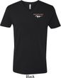 Mens Ford Tee Mustang Pocket Print V-neck