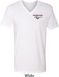 Mens Ford Tee Mustang Pocket Print V-neck