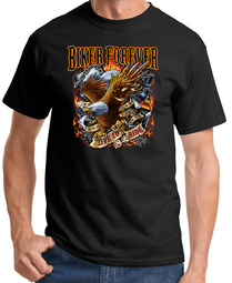 Men's Biker Forever Black T-shirt
