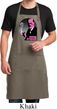 Mens Funny Apron Pink Freud Full Length Apron with Pockets