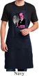 Mens Funny Apron Pink Freud Full Length Apron with Pockets