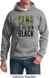 Mens Funny Hoodie Camo is the New Black Hoody