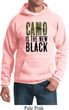 Mens Funny Hoodie Camo is the New Black Hoody