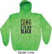 Mens Funny Hoodie Camo is the New Black Tie Dye Hoody