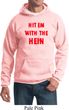 Mens Funny Hoodie Hit em with the Hein Hoody