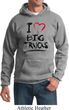 Mens Funny Hoodie I Love Big Trucks Hoody