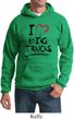 Mens Funny Hoodie I Love Big Trucks Hoody