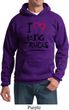 Mens Funny Hoodie I Love Big Trucks Hoody