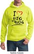 Mens Funny Hoodie I Love Big Trucks Hoody